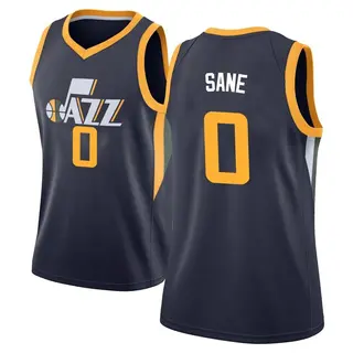 Utah Jazz Women's Babacar Sane Navy Swingman Jersey - Icon Edition