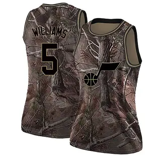 Utah Jazz Women's Cody Williams Camo Swingman Realtree Collection Jersey