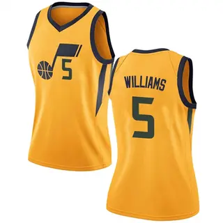 Utah Jazz Women's Cody Williams Gold Swingman Jersey - Statement Edition