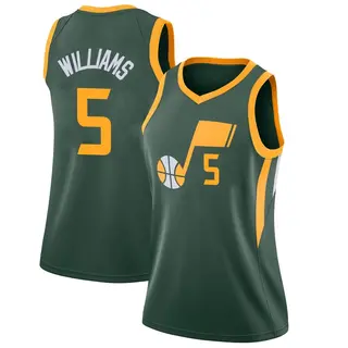 Utah Jazz Women's Cody Williams Green Swingman 2018/19 Jersey - City Edition