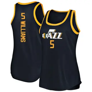 Utah Jazz Women's Cody Williams Navy Fast Break Tank Jersey - Icon Edition