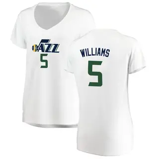 Utah Jazz Women's Cody Williams White Fast Break Jersey - Association Edition