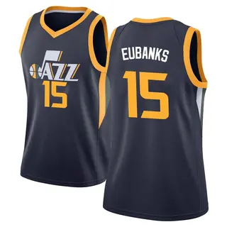 Utah Jazz Women's Drew Eubanks Navy Swingman Jersey - Icon Edition