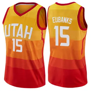 Utah Jazz Women's Drew Eubanks Orange Swingman Jersey - City Edition