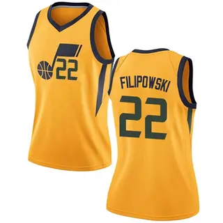 Utah Jazz Women's Kyle Filipowski Gold Swingman Jersey - Statement Edition