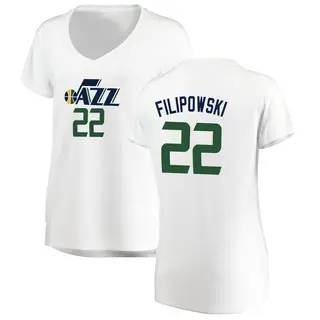 Utah Jazz Women's Kyle Filipowski White Fast Break Jersey - Association Edition