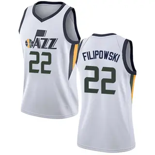 Utah Jazz Women's Kyle Filipowski White Swingman Jersey - Association Edition