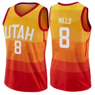 Utah Jazz Women's Patty Mills Orange Swingman Jersey - City Edition