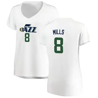 Utah Jazz Women's Patty Mills White Fast Break Jersey - Association Edition