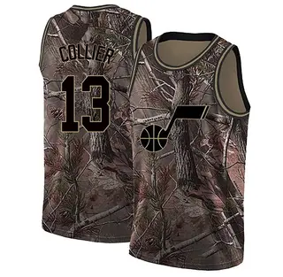 Utah Jazz Youth Isaiah Collier Camo Swingman Realtree Collection Jersey